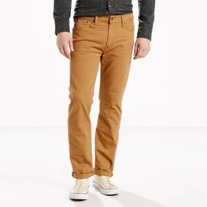 Levi's 513 Slim Straight Men’s Jeans in Caraway Brown